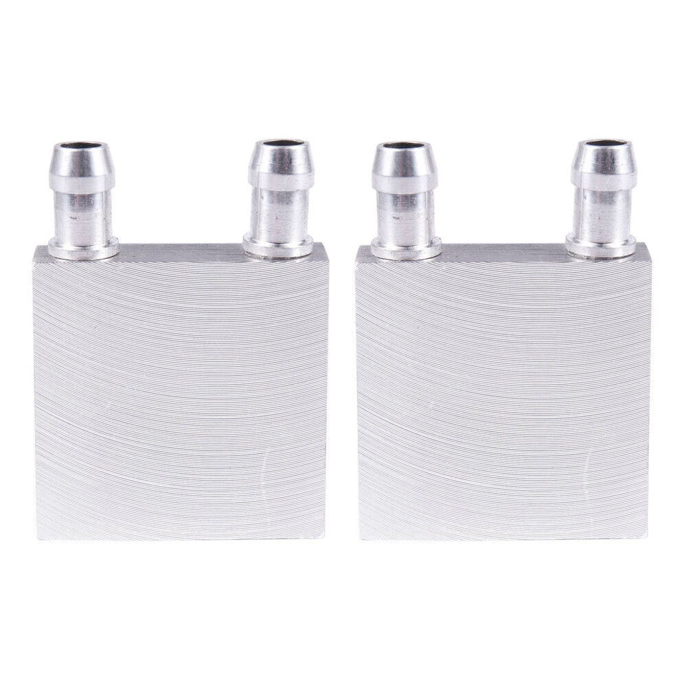 2Pcs 40X40x12mm Aluminum Water Liquid Cooler Block Heatsink For Computer Cpu Radiator 6032267646671
