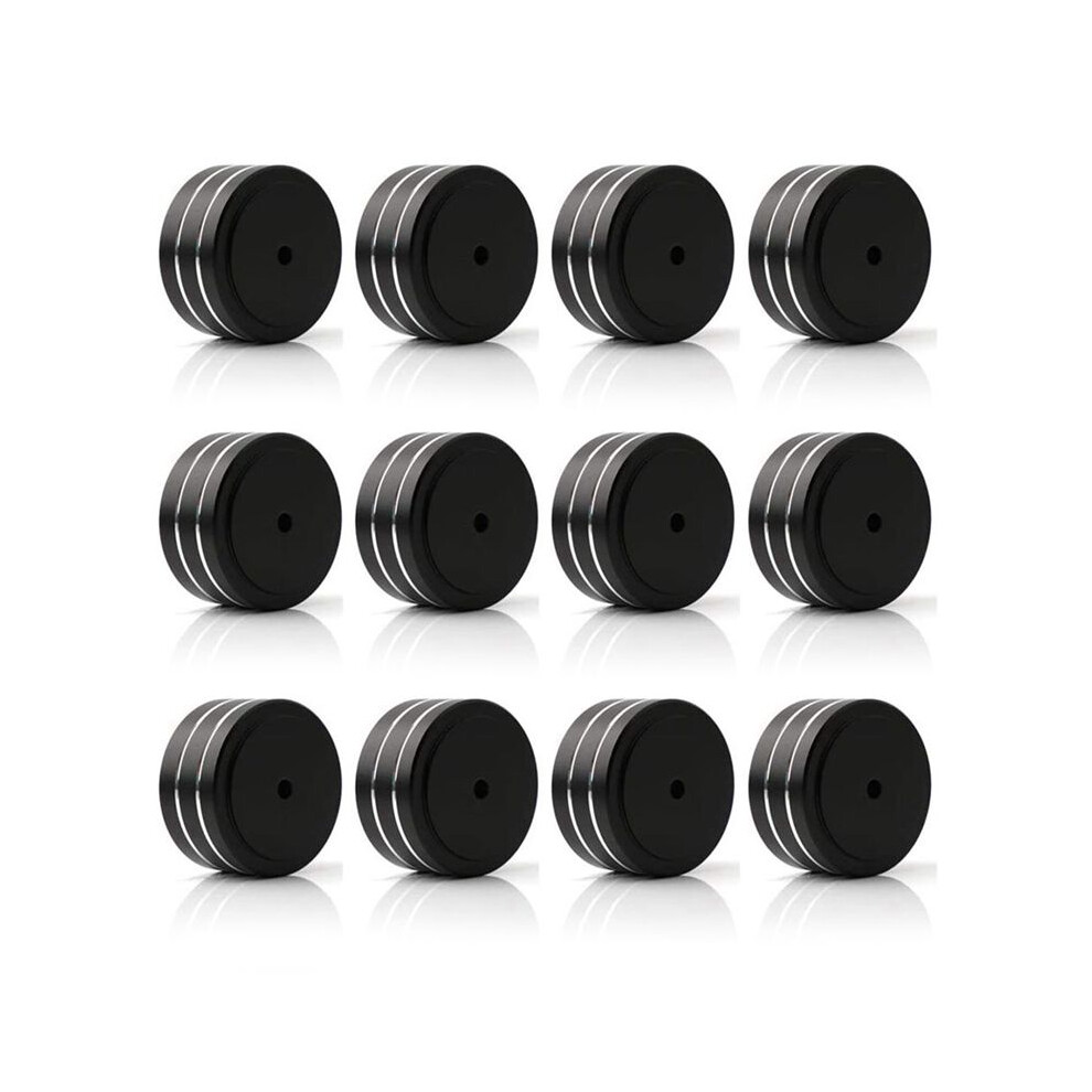 12Pcs 40X20mm Aluminum Hifi Amp Speaker Isolation Stand Turntable Dac Feet Pad 6032265385695