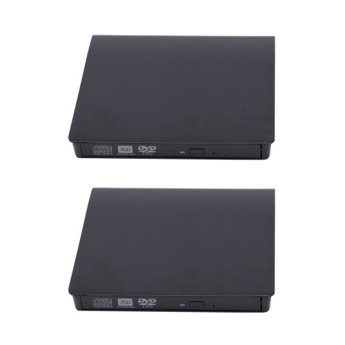 2X USB 3.0 Mobile External Case for 12.7mm  CD DVD BD-ROM BD-RE Drive BK Useful