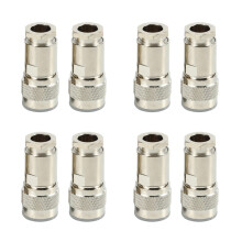 8 Pcs N Type Male Clamp RG8 LMR400 RG165 RG213 7D-FB RF Coaxial Connector