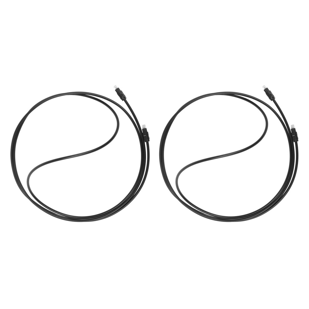 2X Digital Fiber Optical Optic Audio Spdif Md Dvd Toslink Cable Lead Cord Length:2m 6032125477393