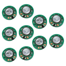 10 Pcs 1/4W 0.25W 8Ohm 27mm Round External Magnet Speaker Speaker,Sound Amplifier,Speaker Accessories