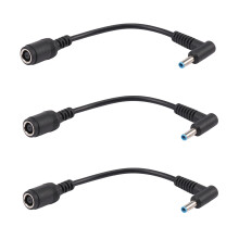 Adapter Power Supply 7.4X5.0mm to 4.5X3.0mm Tip Connector Converter for Stream Pavilion Envy Elitebook(3Pack)