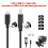 2X USB-C USB 3.1 Type C Male to USB2.0 USB B Male Data Cable for Laptop Printer Hard Disk 1M 6