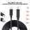 2X USB-C USB 3.1 Type C Male to USB2.0 USB B Male Data Cable for Laptop Printer Hard Disk 1M 7
