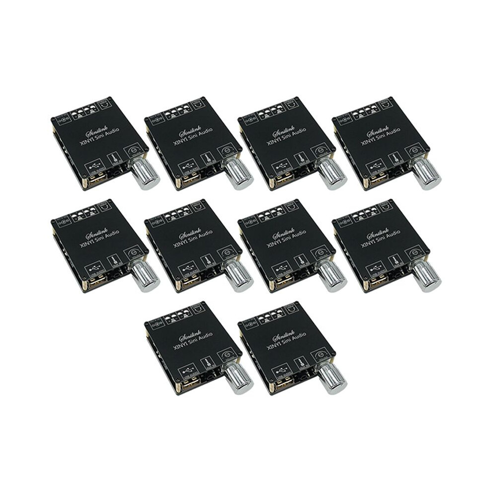 10X Xy-C50l 5.0 Wireless Audio Digital Power Amplifier Stereo Board 50Wx2 Black 6033629320352