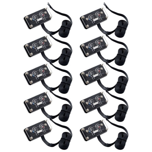 10X Desktop Computer  External Power  Power Button+Restart Button PC Case Power Supply Button