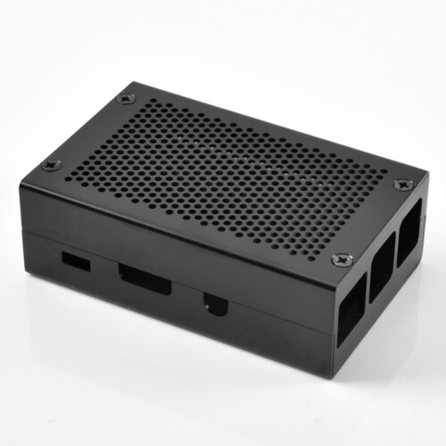 2X Raspberry Pi 3 Model B+ Case Aluminum Case Case Compatible with Raspberry Pi 3 Model B Also(Black) 2