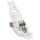 50 x Network Connectors Tool-Free RJ45 CAT6 LAN UTP Cable Plug Without Tools Cat5 Cat7 Installation Cable Patch Cable 5