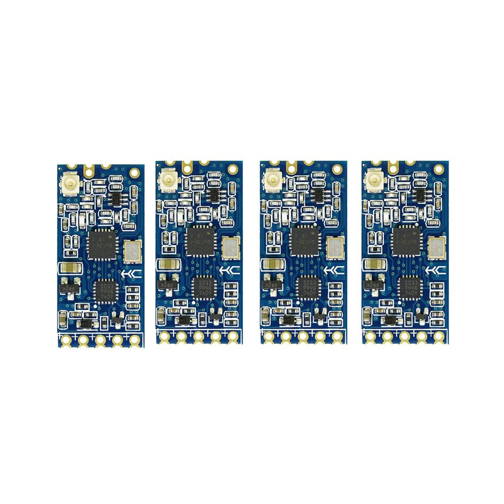 4X Hc-12 433Mhz Si4463 Wireless Serial Port Module 1000M Replace Hc12 4712807543432