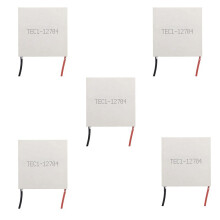5X TEC1-12704 Resfriador Termoelétrico Peltier 30mmx30mm TEC1 12704 MóDulo de Elementos 12V4A Refrigeração Peltier