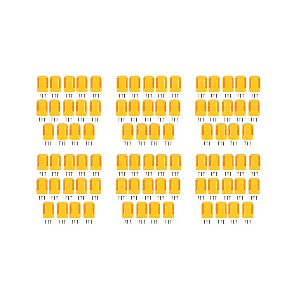 84-Packs Battery Holders For 20V Mount Dock Fit For 20V 60V Max (No Battery) Yellow 6032981995437