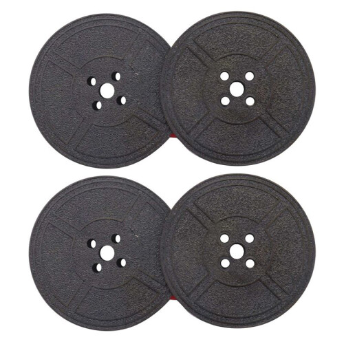 2Pack Typewriter Ribbon Twin Spool Typewriter Ribbon Red and Black Twin Spool Replacement Pack for Most Typewriter