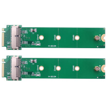 2X Ssd to M.2 Ngff Adapter Converter Card for 2013 2014 2015 Pro Ssd