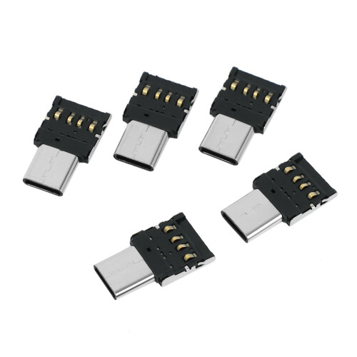 15Pcs Ultra  Type-C USB-C to USB 2.0 OTG Adapter for Cell Phone Tablet & USB Cable & Flash Disk 1