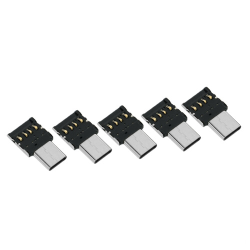 15 Peças Ultra  Type-C Adaptador USB-C para USB 2.0 OTG para Tablet de Telefone Celular e Cabo USB e Disco Flash 2