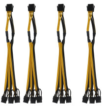 4X ATX 12 V CPU 8 Broches à 3X 8 Broches (6 + 2) Broches PCI-E Répartiteur Mâle Câble Adaptateur D'Extension