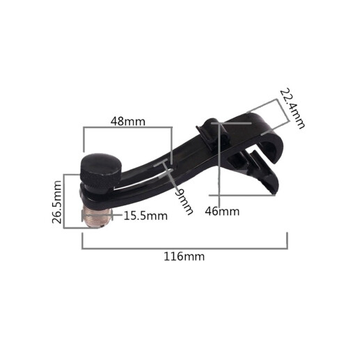 6 Pcs Adjustable Clip Drum Clip Shockproof Mount Microphone Clamp Drum Mount Microphone Holder Accessories 2