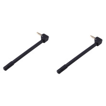 2X Speaker Universal 3.5mm Radio Outdoor Audio Antenna Headphone Hole External Antenna 3.5mm