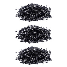3000X Crimp Terminal Pre Insulated Ferrule E1008 18AWG 1.0mm2 Silver Black