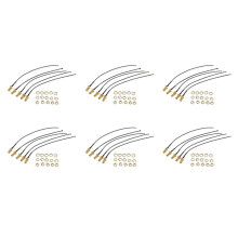 30Pcs Connector Antenna WiFi Pigtail SMA Female to IPX Extension Cable 15cm