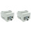 2X for Raspberry Pi 4 Model B ABS Case White Case Protective Case Enclosure for Raspberry Pi 4B 1