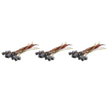 30 Pcs 616E 4P4C RJ9 Female Telephone Connector Adapter W 4 Wires 8cm
