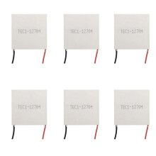 6X TEC1-12704 Thermoelektrischer Kühler Peltier 30 mm x 30 mm TEC1 12704 Elemente Modul 12V4A Kühlung Peltier