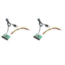 2X 1,44 MB 3,5 Tums Diskettenhetskontakt 34 PIN 34P Till USB-Kabeladapter PCB Board PC USB TILL FLOPPY U Disk Till Diskett