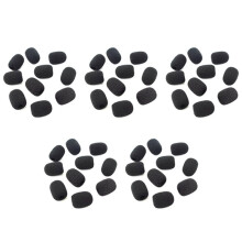 500Pcs Microphone Headset Grill Windshield Sponge Foam Black Mic Cover 30mmx8mm