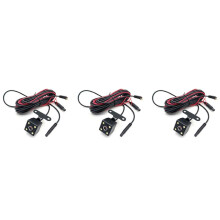 3Pcs 5 Pin Car Rear View Camera Reverse 170 Degree Wide Angle Recording Parking Waterproof Night Vision Video Camera