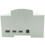 2X for Raspberry Pi 4 Model B ABS Case White Case Protective Case Enclosure for Raspberry Pi 4B 3