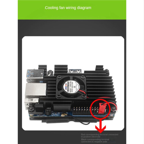 2X for Orange Pi 3 LTS Aluminum Case with Cooling Fan Development Board Protection Cooling Shell 1