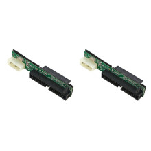 2X Till IDE Adapter Converter 2,5 Hona Till 3,5 Tum IDE Hane 40 Stiftsport 1,5 Gbs Stöd ATA 133 100 HDD CD DVD