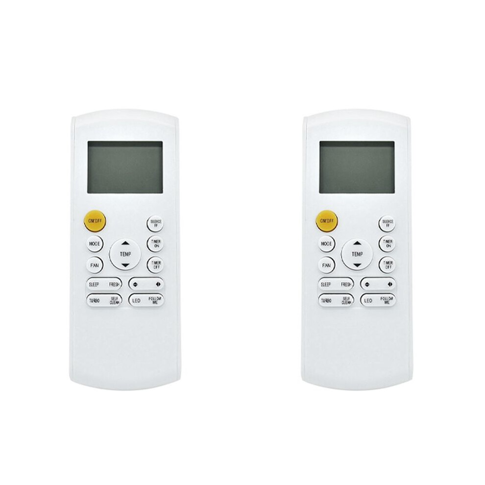 2X Universal Ac Remote Control Rg57a4/Bgef For Midea Air Conditioner Rg57b/Bge Rg57a/Bge Rg57a6/Bgef Rg57a7/Bgef Rg57a2 6032147742516