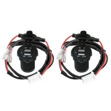 2X 12V Dual USB Car Cigarette Lighter Socket Splitter Charger Plug Adapter Power