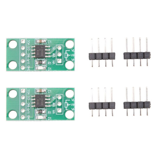 2X X9C103S Digital Potentiometer Module 100K 100Th Order Digital Potentiometer Circuit