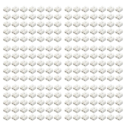1000Pcs Plastic 2 Pin Push Quick Cable Connector Wiring Terminal 10A 250V