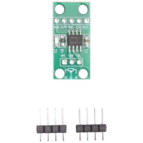 2X X9C103S Digital Potentiometer Module 100K 100Th Order Digital Potentiometer Circuit 2