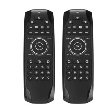 2X 5.0 Keyboard G7BTS Gyroscope Backlit IR Learning Air Mouse Remote Control for TV Box Laptop
