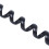 4X Replacement RJ9 4P4C Plug Coiled Stretchy Telephone Handsets Cable  Black 6