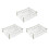 3X Caja Recinto Estuche Transparente para   R3 1