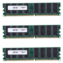 3X 2.6V DDR 400MHz 1GB Memory 184Pins PC3200 Desktop for RAM CPU GPU APU Non-ECC CL3 DIMM