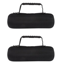 2X Pouch Bag for Charge 4 Travel Protective Case for Charge 4 Speaker Extra Space Plug & Cables Belt