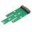 2X Msata  PCI-E 3.0 Ssd to Ngff M.2 B Key  Interface Adapter Card 2