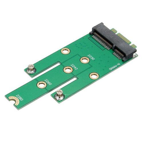 2X Msata  PCI-E 3.0 Ssd to Ngff M.2 B Key  Interface Adapter Card 1