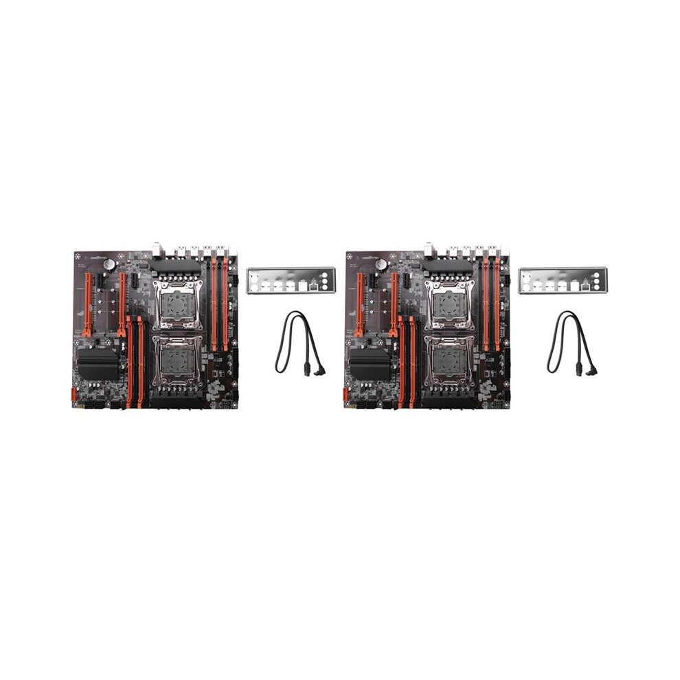 2X X99 Motherboard LGA 2011-3 Support Dual CPU DDR4 Support 8X32G Memory for LGA 2011-3 Xeon E5 Series-image-OPC-PQD57PF-NEW