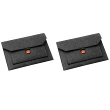 2X Soft Business Bag Case for Pro Retina 13 Laptop for Tablet Bag Dark Gray