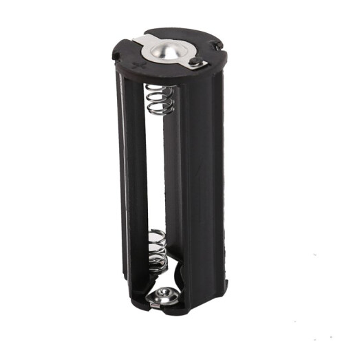 12Pcs Black Battery Holder for 3 x 1.5V AAA Batteries Flashlight Torch 2