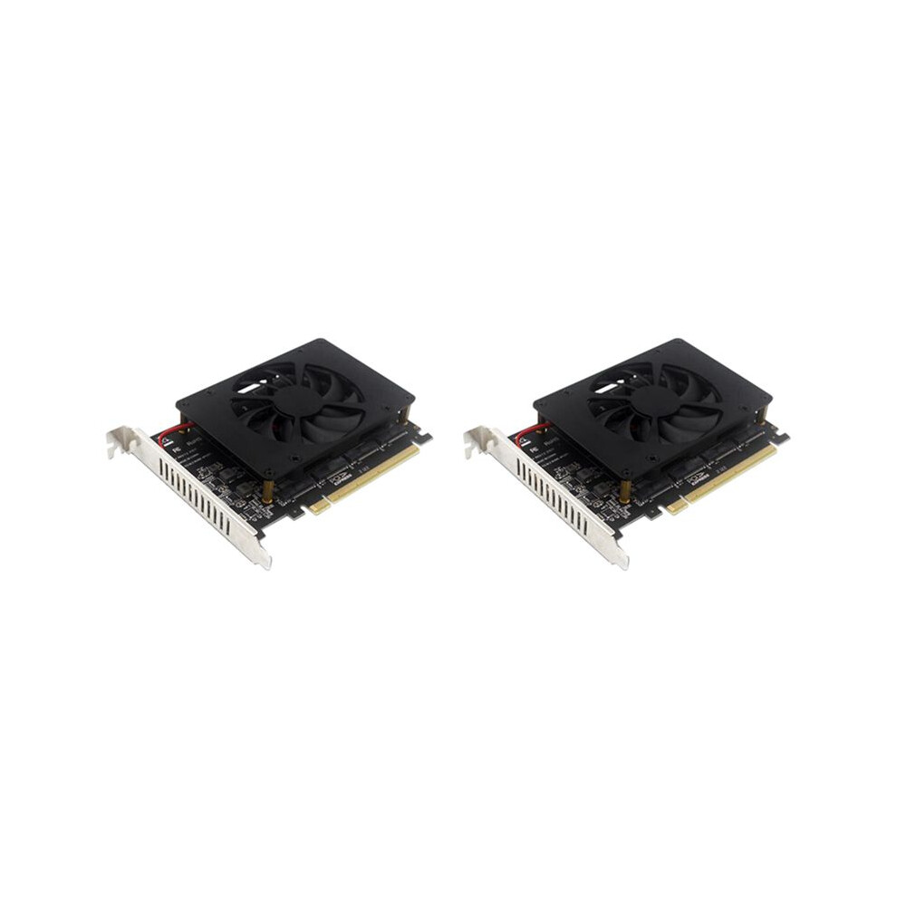 2X Pciex16 Nvme M2 Mkey Ssd Array Expansion Adapter Card Motherboard Pcie Split Card 6033461003093